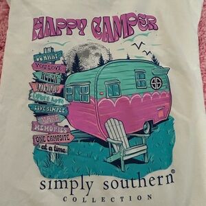 Simply southern hoodie 2x with logo on back